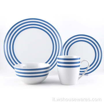 2021 Tableware Dinner Set Porcellana Bianco Stoneware Matrimonio